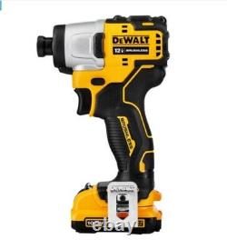 Perceuse à percussion sans fil Dewalt 12V avec chargeur électrique sans fil DCF801 N (outil nu)