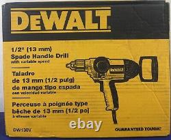 Perceuse à poignée en T DEWALT DW130V 120V 1/2 pouce