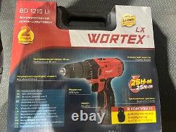 Perceuse/visseuse WORTEX BD 1215-1 Li avec deux batteries incluses