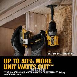 Perceuse/visseuse sans fil DEWALT Power Tool 20V MAX XR sans balai à 2000 tr/min - Outil uniquement.