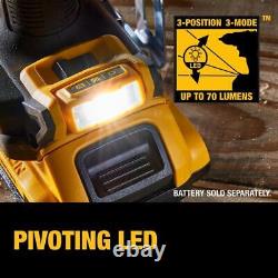 Perceuse/visseuse sans fil DEWALT Power Tool 20V MAX XR sans balai à 2000 tr/min - Outil uniquement.