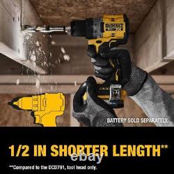 Perceuse/visseuse sans fil DEWALT Power Tool 20V MAX XR sans balai à 2000 tr/min - Outil uniquement.