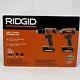 Ridgid R92721 Kit Combo Sans Fil 18v Avec Perceuse/visseuse Et Visseuse à Chocs