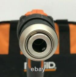 Ridgid R9272 Combo Sans Fil 18v 2 Outils Avec (2) Batteries, Chargeur, & Sac, Gr