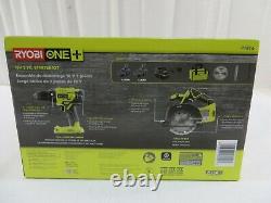 Ryobi P1816 Cordless 2-tool Starter Combo Kit 2 Speed Drill/driver, Scie Circulaire