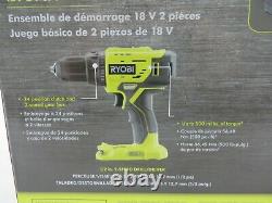 Ryobi P1816 Cordless 2-tool Starter Combo Kit 2 Speed Drill/driver, Scie Circulaire