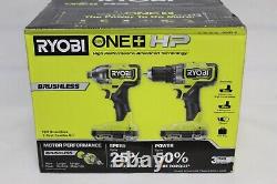 Ryobi Pblck01k One+ HP 18v Sans Fil 1/2 Drill Driver & Impact Kit Nouveau