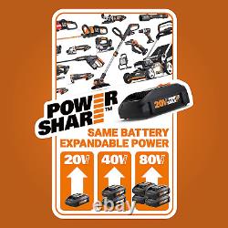 WX102L. 9 20V Power Share 1/2 Perceuse/Visseuse Sans Fil avec Moteur Sans Balais O