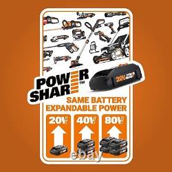 Worx Nitro 20V Perceuse Visseuse Sans Fil 1/2 avec Moteur Sans Balai, Compacte & Robuste